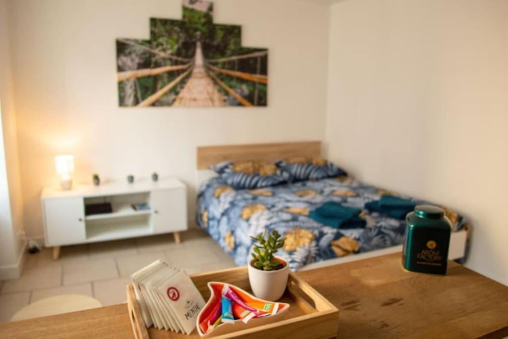 Studio Cosy Tv Wifi Confortable Et Chaleureux Gaillon Exteriör bild
